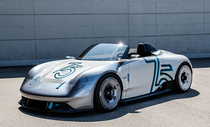 عرض سيارة ميشن X التجريبية فائقة الأداء من بورشه